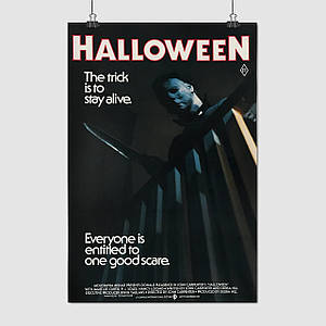 Плакат "Геловін, Halloween (1978)", 60×40см