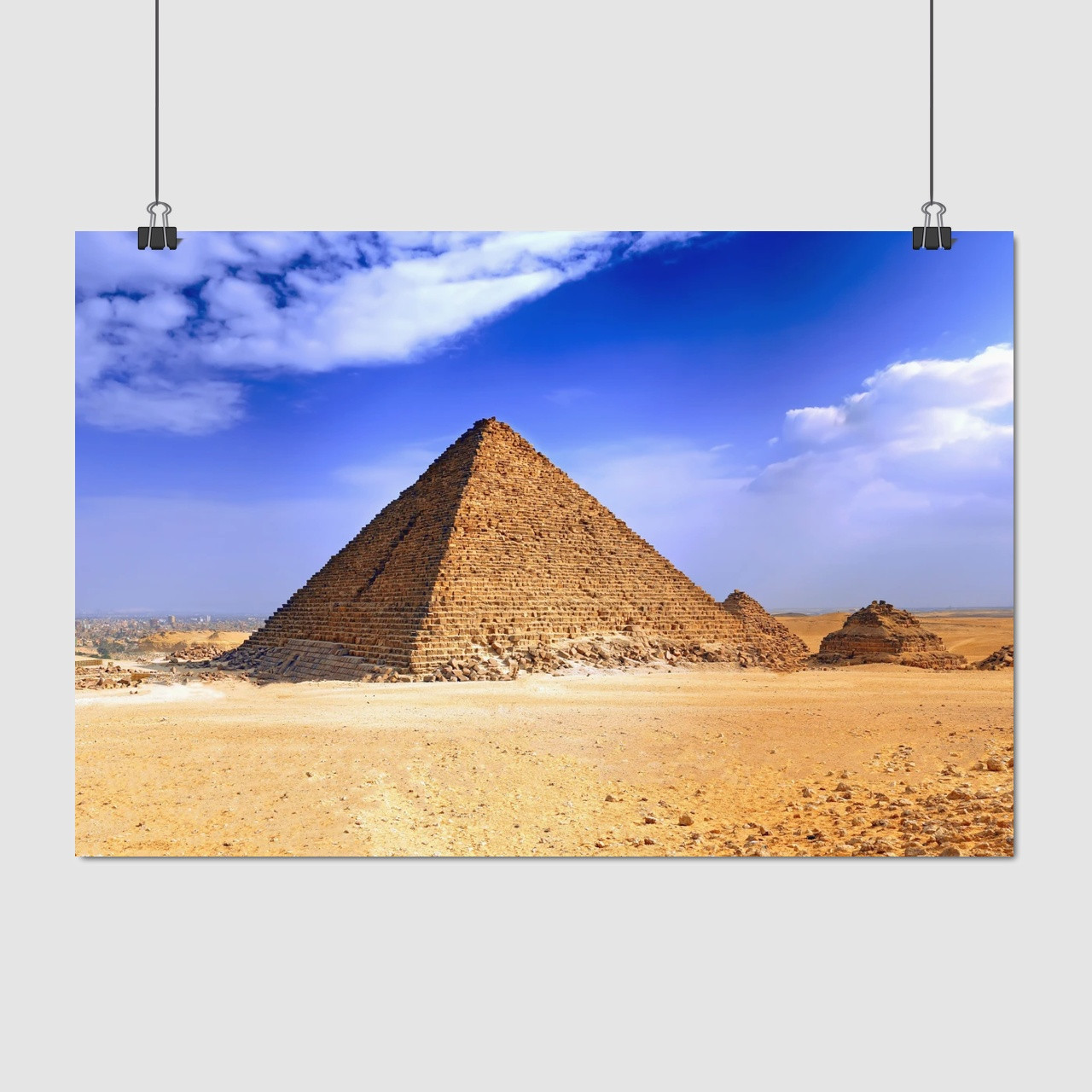 Плакат "Єгипет, піраміди", 40×60см