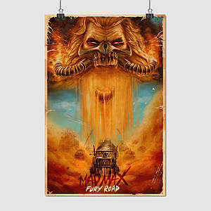 Плакат "Шалений Макс: Дорога гніву, Mad Max: Fury Road (2015)", 60×40см