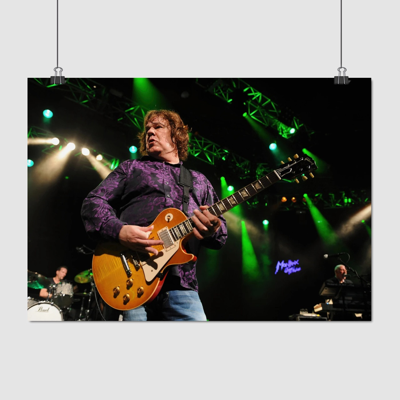 Плакат "Гері Мур, гітарист, Gary Moore", 43×60см