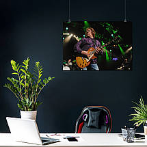 Плакат "Гері Мур, гітарист, Gary Moore", 43×60см, фото 4