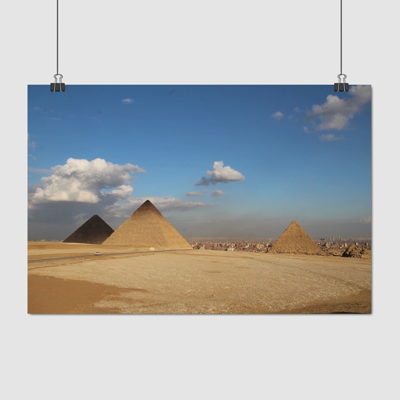 Плакат "Єгипет, піраміди", 40×60см