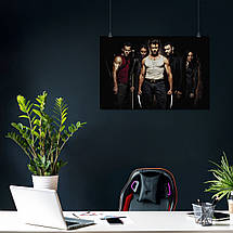 Плакат "Росомаха, Логан та команда Людей-Ікс, Wolverine", 43×60см, фото 4