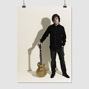 Плакат "Гері Мур, гітарист, Gary Moore", 60×43см