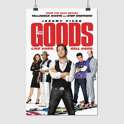 Плакат "Продавець, The Goods: Live Hard, Sell Hard", 60×40см, фото 1
