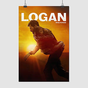 Плакат "Логан з Лорою на руках, Лора Кінні, Ікс-23, Wolverine", 60×40см