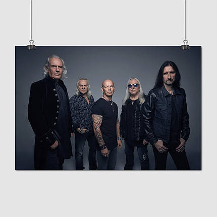 Плакат "Юрай Хіп, Uriah Heep", 40×60см, фото 1