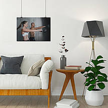 Плакат "Утримання гирі на витягнутих руках", 43×60см, фото 5