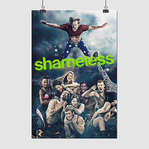 Плакат "Безсоромні, Shameless", 60×40см