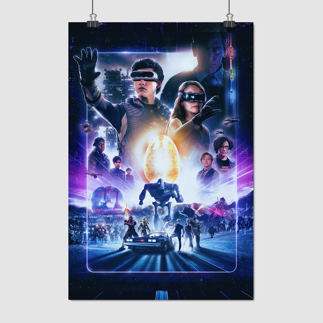 Плакат "Першому гравцю приготуватися, Ready Player One (2018)", 60×40см