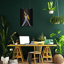 Плакат "Фредді Мерк'юрі, Freddy Mercury, Queen", 60×43см, фото 5