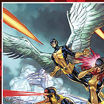Плакат "Месники та Люди Ікс, панорама, Avengers vs X-Men", 31×60см, фото 3