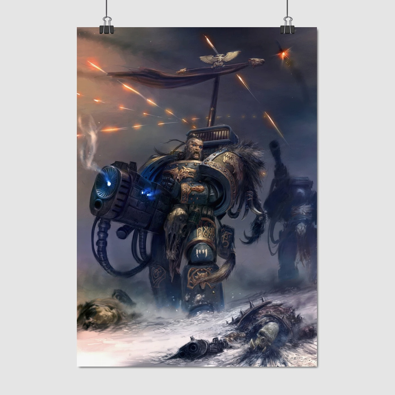 Плакат "Вархаммер 40000, Warhammer 40000", 60×42см