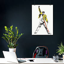 Плакат "Фредді Мерк'юрі, Freddy Mercury, Queen", 60×43см, фото 4