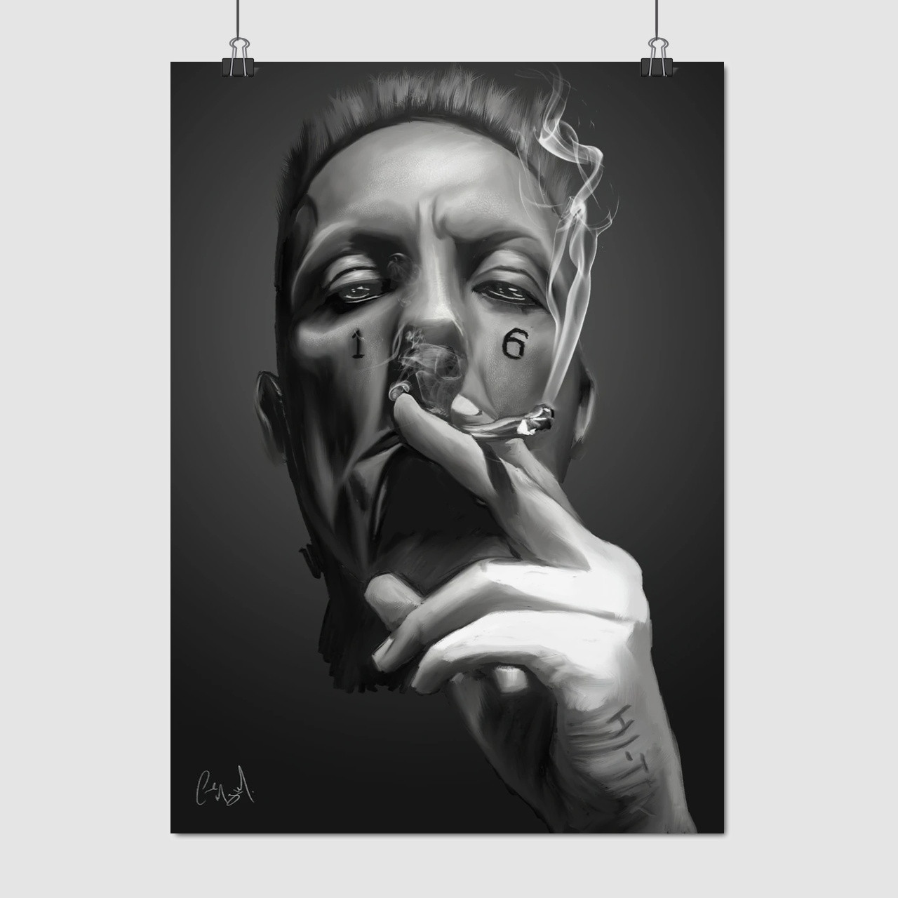 Плакат "Ніндзя, Die Antwoord", 60×43см