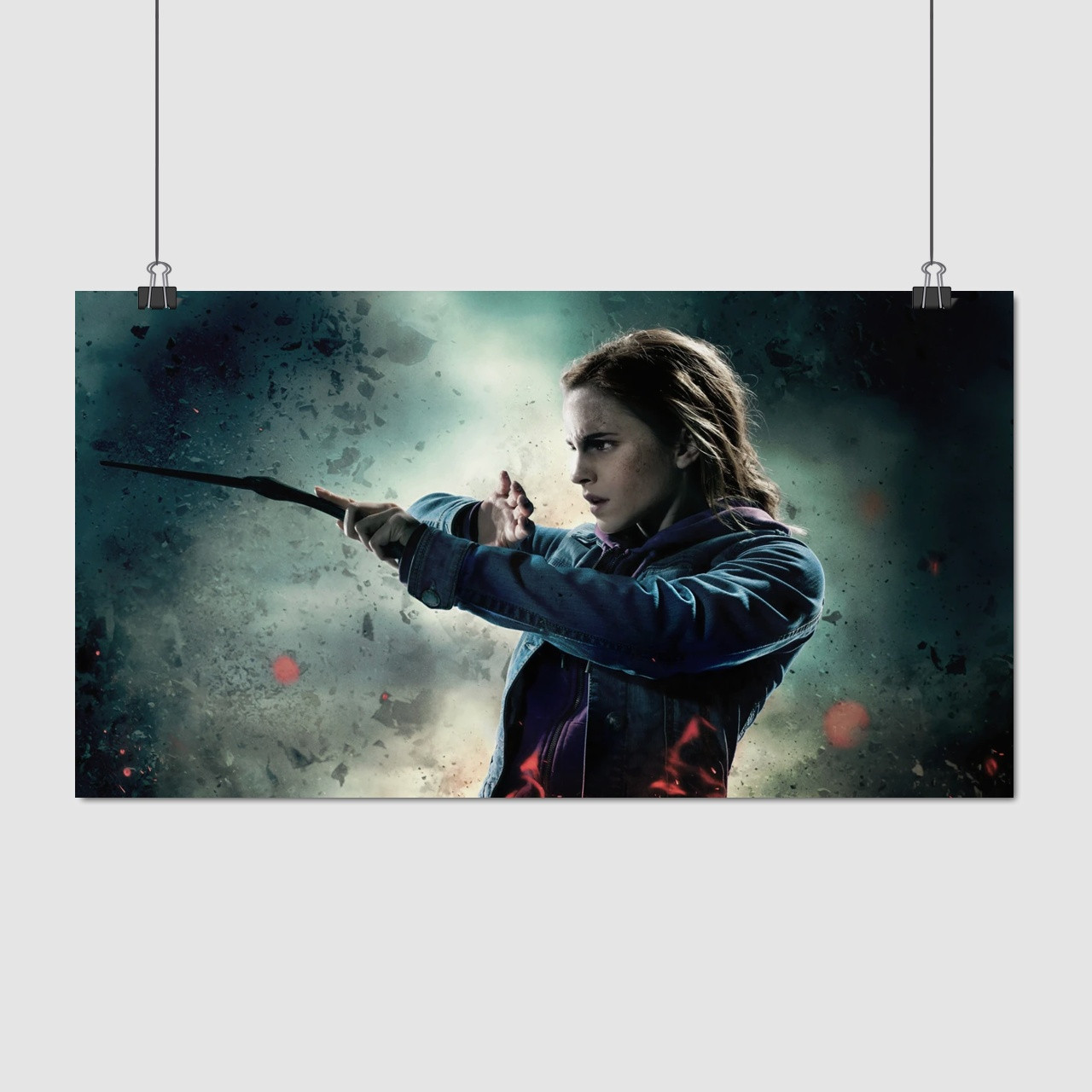 Плакат "Гаррі Поттер і смертельні реліквії, Герміона Грейнджер, Harry Potter", 32×60см