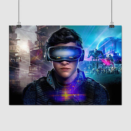 Плакат "Першому гравцю приготуватися, Ready Player One (2018)", 43×60см, фото 1