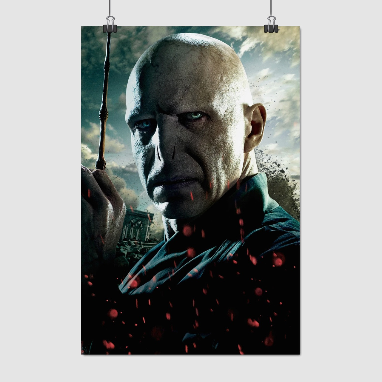 Плакат "Гаррі Поттер і смертельні реліквії, Волан-де-Морт, Harry Potter", 60×40см