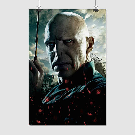 Плакат "Гаррі Поттер і смертельні реліквії, Волан-де-Морт, Harry Potter", 60×40см, фото 1
