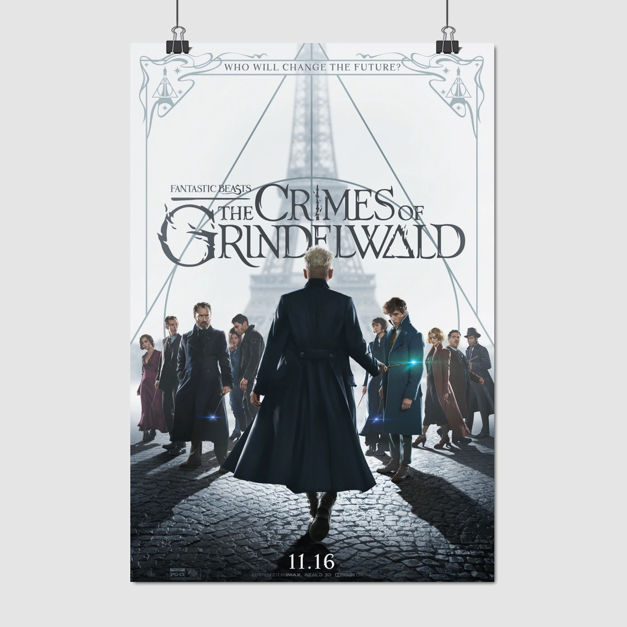 Плакат "Фантастичні звірі, Fantastic Beasts", 60×40см
