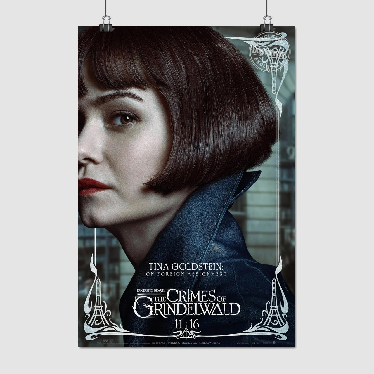 Плакат "Фантастичні звірі, Тіна Ґольдштейн, Fantastic Beasts", 60×40см