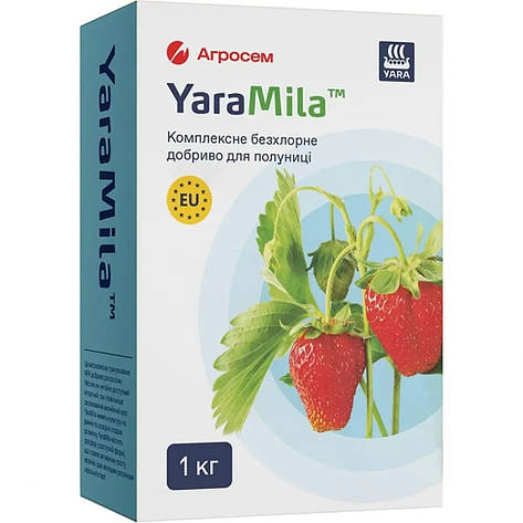 Комплексне безхлорне добриво для полуниці Yara Mila, 1 кг, фото 1