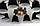 Стельовий світильник Loft Steampunk [ Spider convertible luxury glamor Black ], фото 3