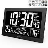 Годинник настінний Technoline WS8017 Black (WS8017), фото 4