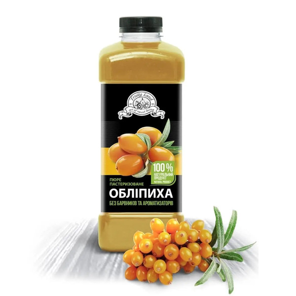 Пюре пастеризоване Fruityland обліпиха 1кг, фото 1