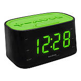 Годинник настільний з радіо Technoline WT465 Black/Green (WT465 grun), фото 5