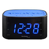 Годинник настільний з радіо Technoline WT465 Black/Blue (WT465 blaue), фото 3