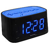 Годинник настільний з радіо Technoline WT465 Black/Blue (WT465 blaue), фото 5