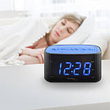 Годинник настільний з радіо Technoline WT465 Black/Blue (WT465 blaue), фото 6