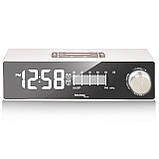 Годинник настільний з радіо Technoline WT483 White/Silver (WT483), фото 3