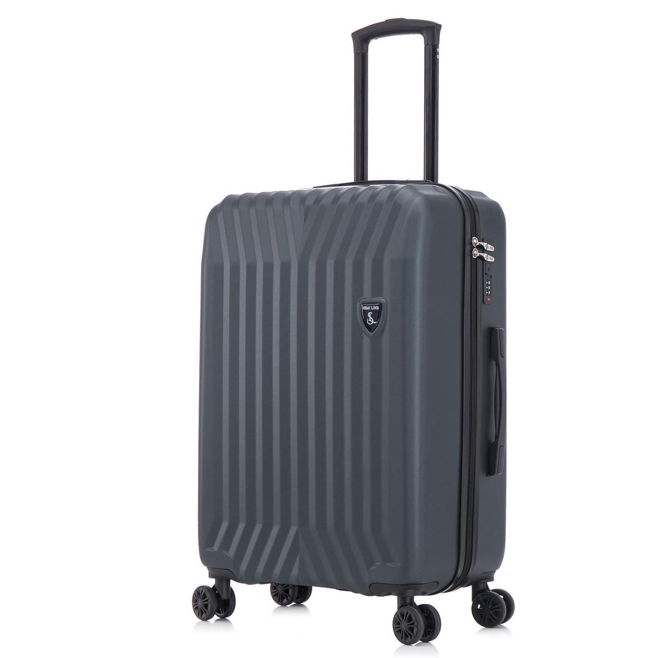 Валіза Semi Line 24" (M) Navy-Green (T5859-2)