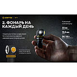 Налобний ліхтар ArmyTek Elf C1 v2 (1000LM, 900mAh, 5000K Samsung LH351D White, USB, IP68, 18350, Магніт, Кліпса), фото 6