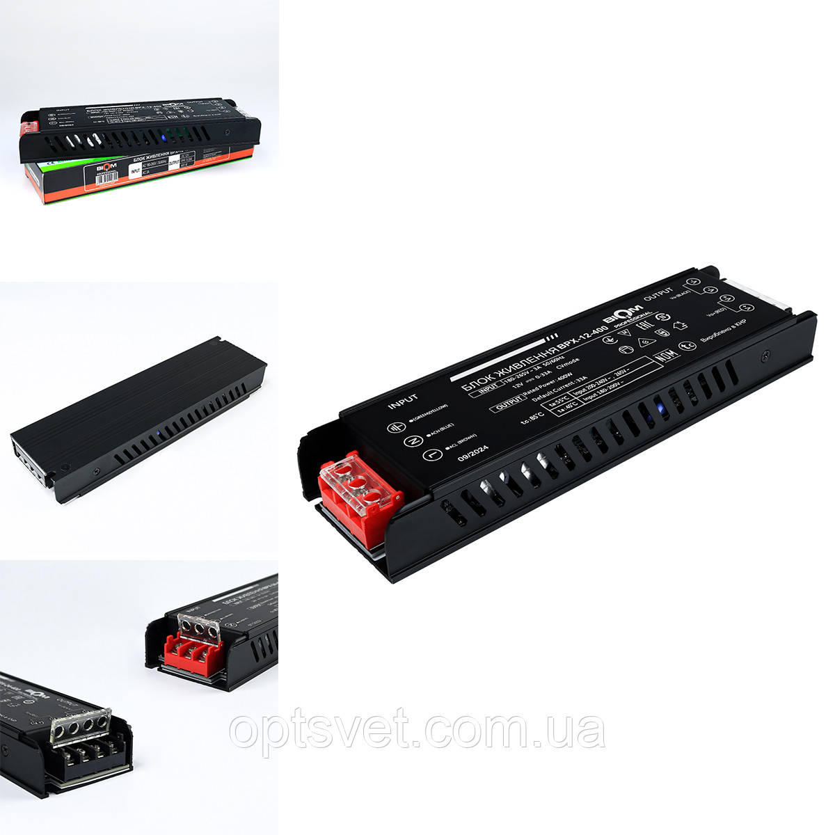 Блок живлення BIOM Professional DC12 400 W BPX-12-400 33А, фото 1