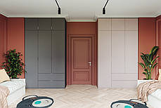 Розпашна Шафа для одягу Doros Лукас Кашемір 3ДСП 120х50х240 (80737798), фото 2