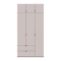 Розпашна Шафа для одягу Doros Лукас Кашемір 3ДСП 120х50х240 (80737798), фото 3
