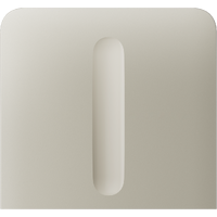 SideButton (Dimmer) vertical ivory Бічна кнопка для димерного вимикача Ajax, фото 3