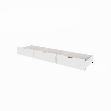 Ящики висувні 3 штуки для ліжка Еверест Комфорт 3 61х55х21 см Німфея Альба (DTM-5734)