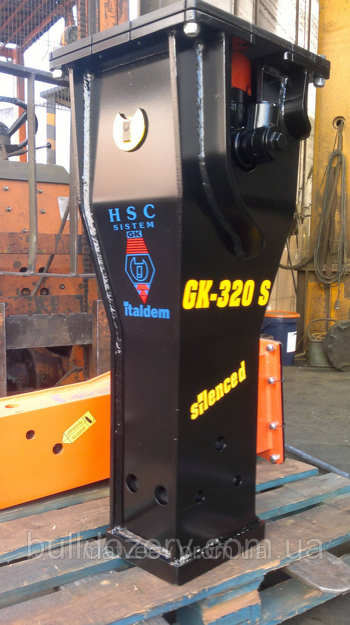 Гідравлічний молот для паль 390 кг на JCB 4CX, фото 1