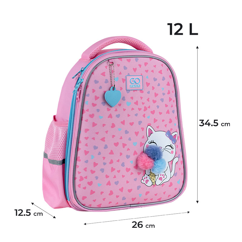 Рюкзак GoPack Education напівкаркасний GO25-165S-2 Fluffy Kitten