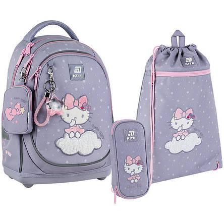 Набір Kite рюкзак + пенал + сумка для взуття SET_HK25-724S Hello Kitty, фото 1