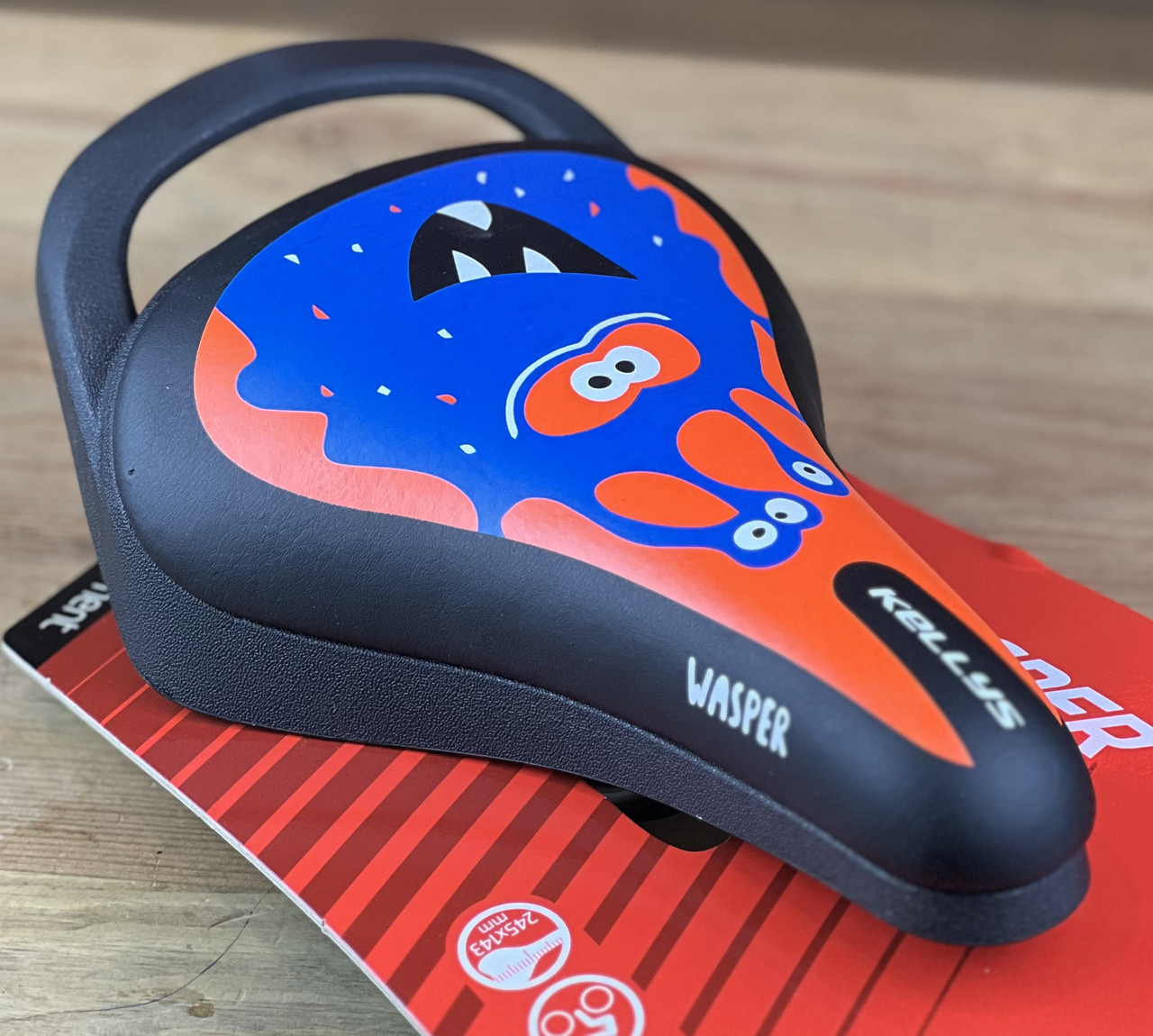 Сідло для велосипеда дитячого KLS Wasper 023 blue, фото 1