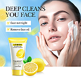 Пенка для умывания Sadoer Lemon Sparkling Cleansing Foam с экстрактом лимона, 150 мл., фото 3