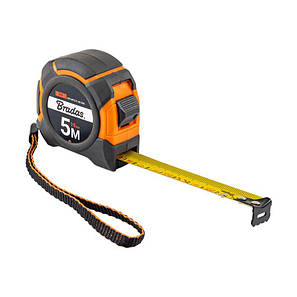 Рулетка на котушці, кінець з нержавіючої
сталі, SNAP soft, 5м/25мм, DIY-MTS31-0525/K, фото 1