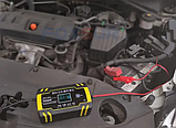 Зарядний пристрій Foxsur 12V-8A/24V-4A 12V-8A для автомобільного акумулятора, фото 6