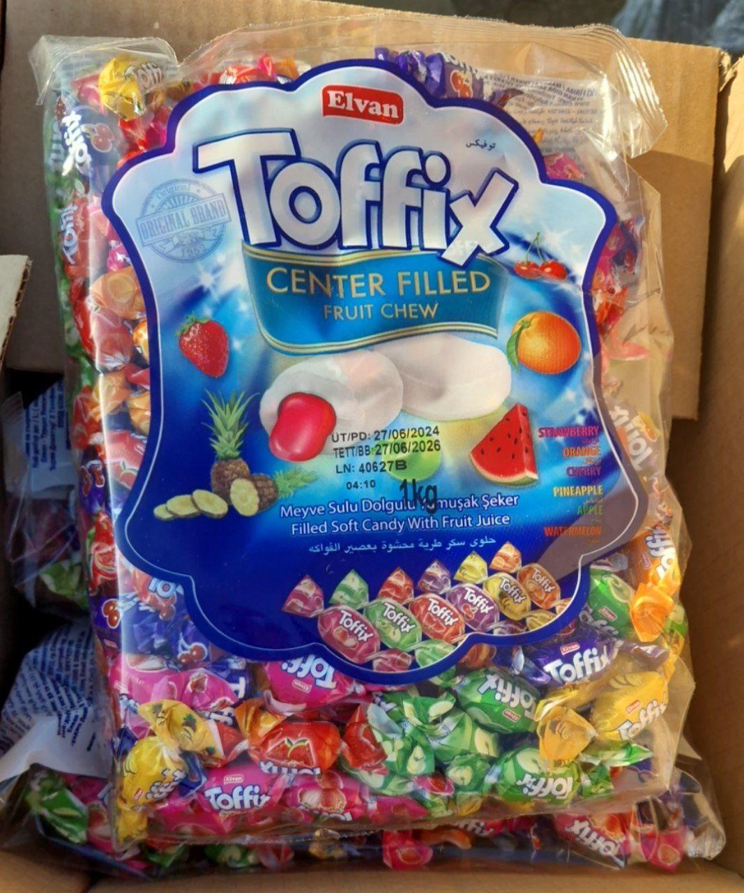 Цукерки жувальні Elvan Toffix 1 кг.