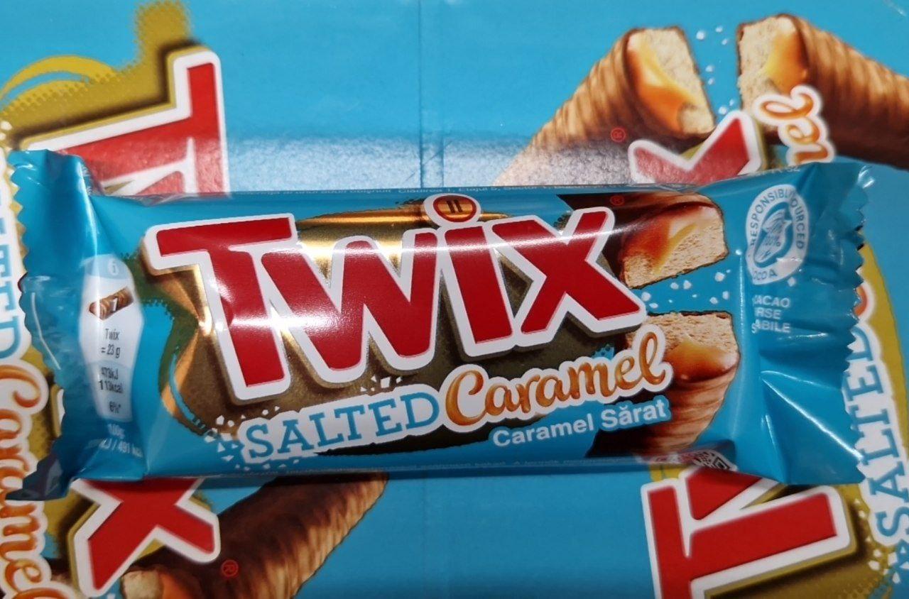 Батончики Twix Солена карамель 46 г.